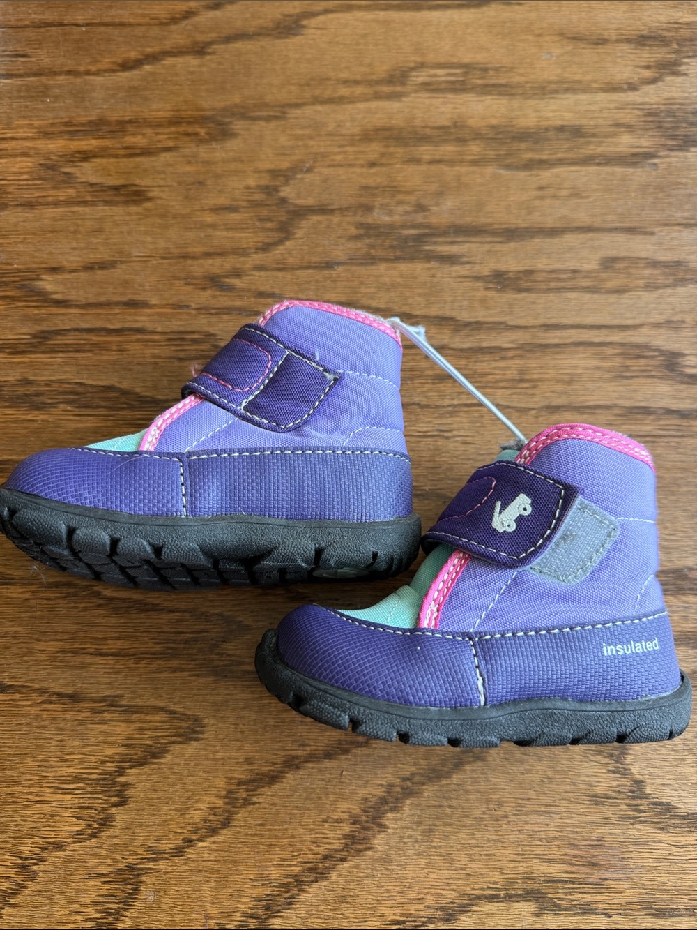 See Kai Run Purple and Pink Insulated Kids Boots